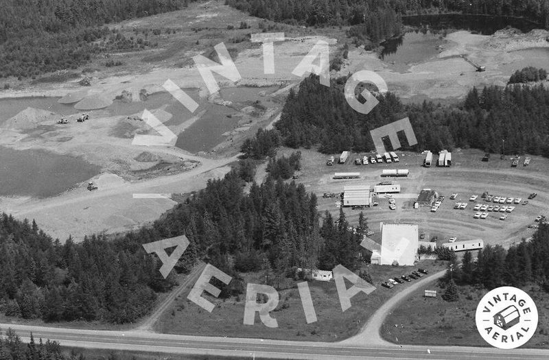 Evergreen Drive-In Theatre - Vintage Aerial (newer photo)
